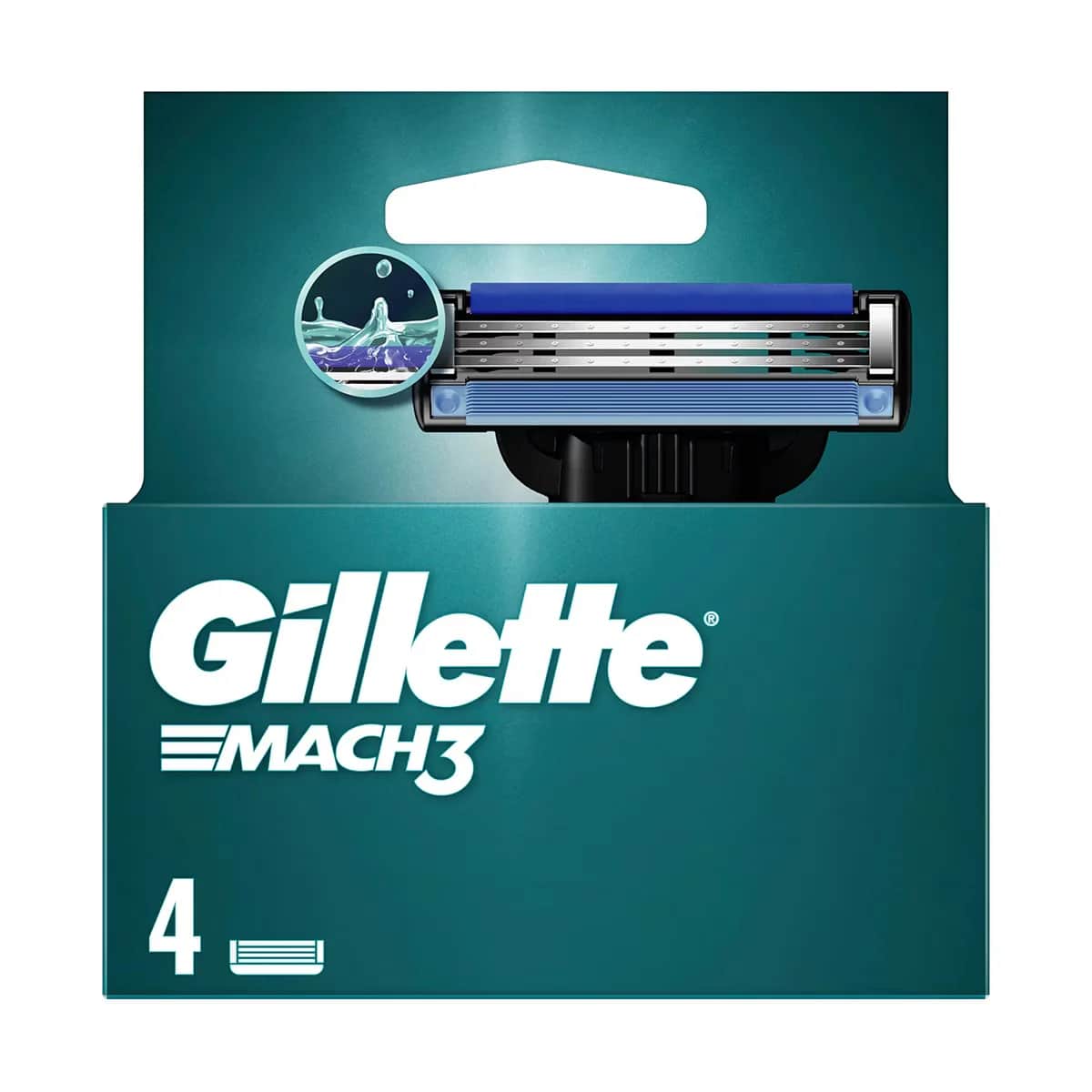 Лезвия для бритвы Gillette Mach3 4 шт.