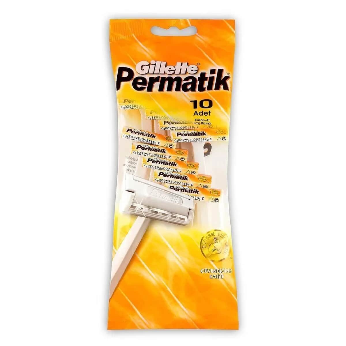 Бритва одноразовая Gillette Permatik 1 10 штук