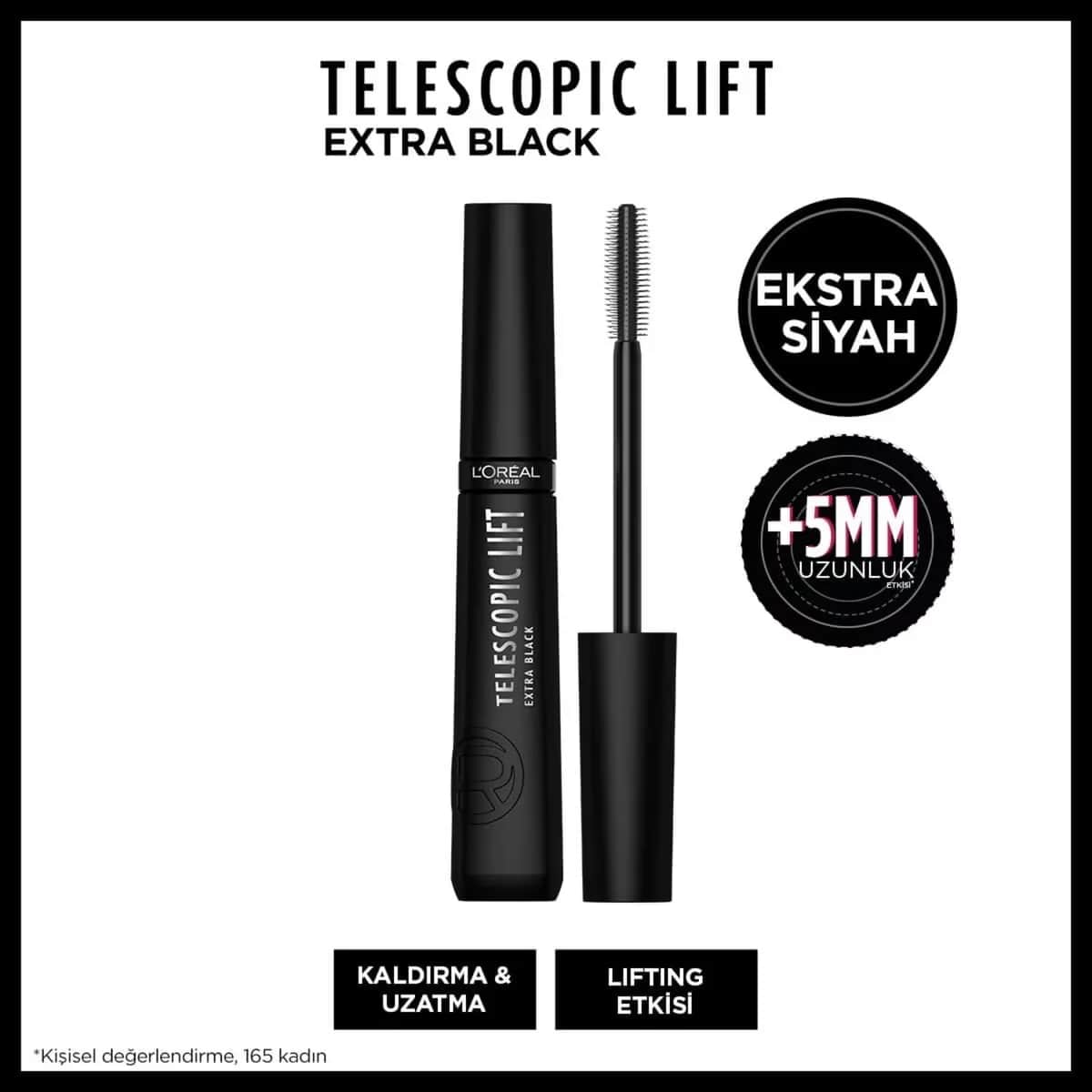 Тушь для ресниц L'Oréal Paris Telescopik Lift Extra Black 9,9 мл