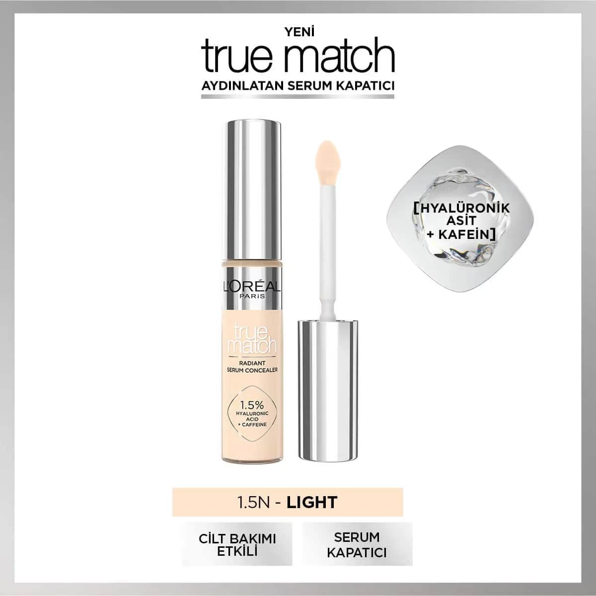 Консилер L'Oréal Paris True Match Равномерное сияние 1.5 n 11 мл