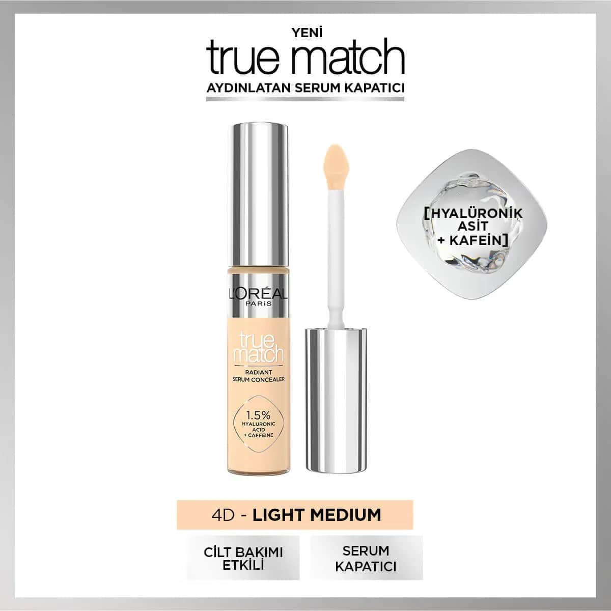 Консилер L'Oréal Paris True Match Радиант Сыворотка 4 d 11 мл