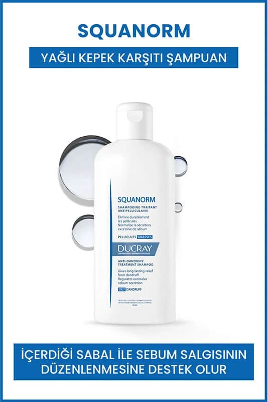 Шампунь против перхоти Ducray Squanorm 200 мл