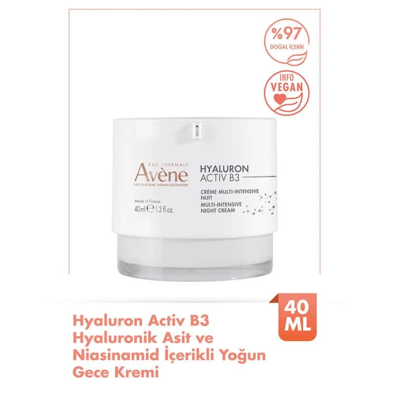 Крем ночной Avene Hyaluron Activ B3 40 мл