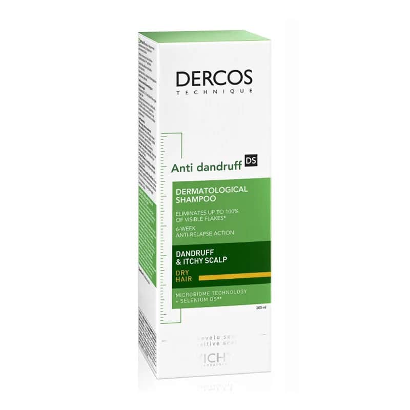 Шампунь Vichy Dercos против перхоти 200 мл - для сухих волос