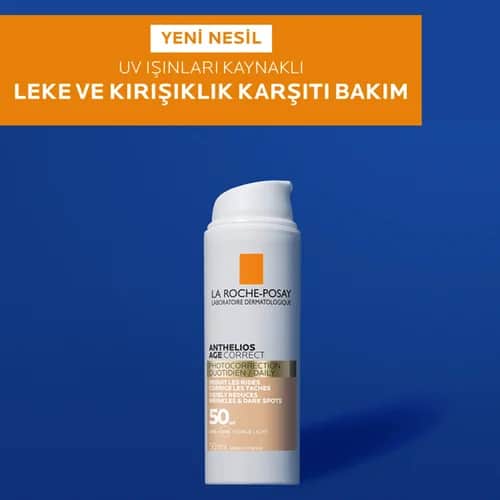 Ля Рош Позе Антелиос Корректор Возраста SPF50+ Тонирующий Солнцезащитный Крем для Лица 50 мл