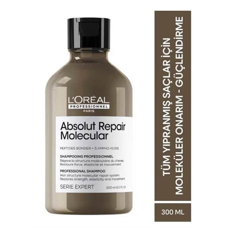 Шампунь для поврежденных волос Loreal Professionnel Absolut Repair Molecular 300 мл