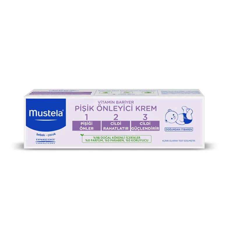 Крем-барьер Mustela 1 2 3 с витаминами 100 мл