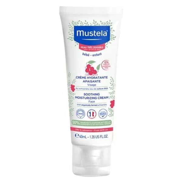 Успокаивающий увлажняющий крем для лица Mustela 40 мл