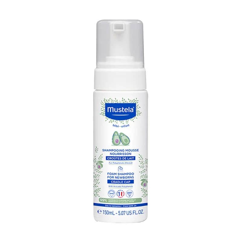 Шампунь-пена для новорожденных Mustela 150 мл