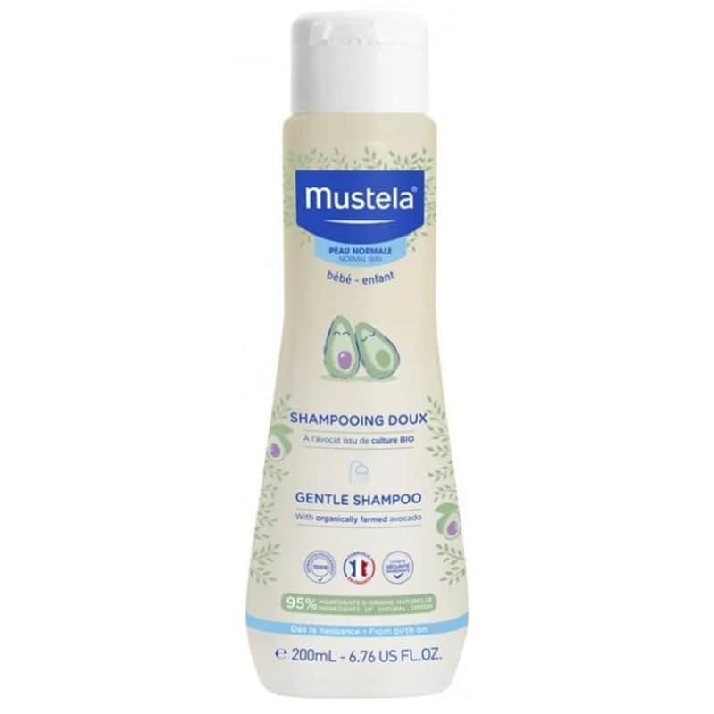 Мягкий шампунь Mustela с органическим авокадо 200 мл