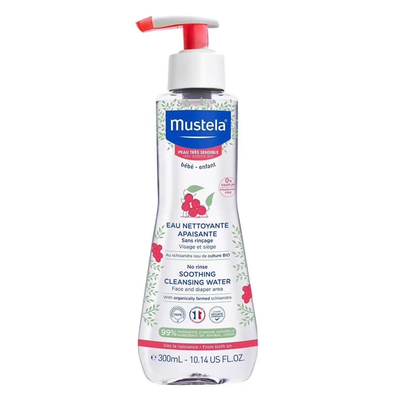 Успокаивающая очищающая вода Mustela 300 мл