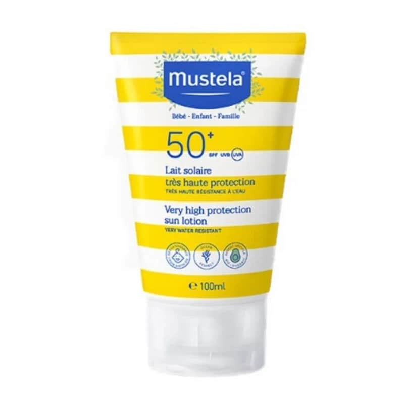 Солнцезащитный лосьон Mustela очень высокая защита SPF 50 100 мл