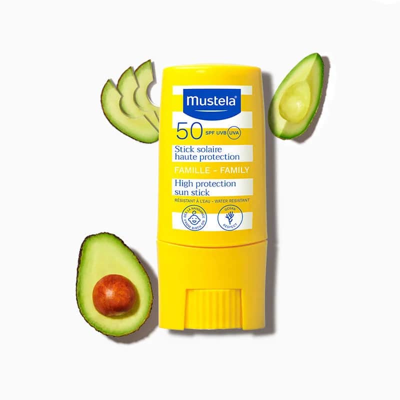 Солнцезащитный стик Mustela SPF 50+ 9 мл