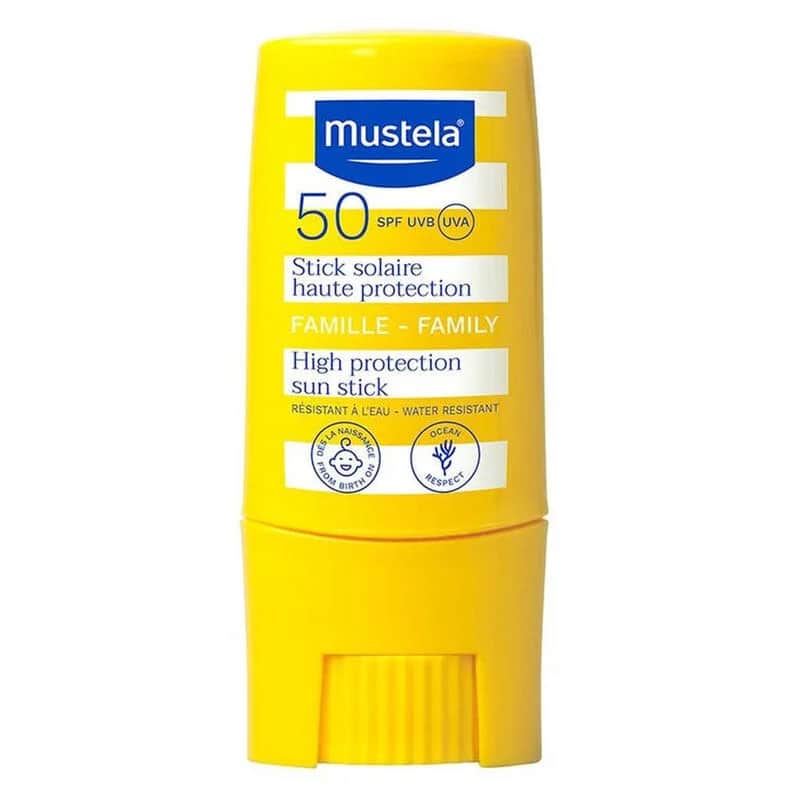 Солнцезащитный стик Mustela SPF 50+ 9 мл