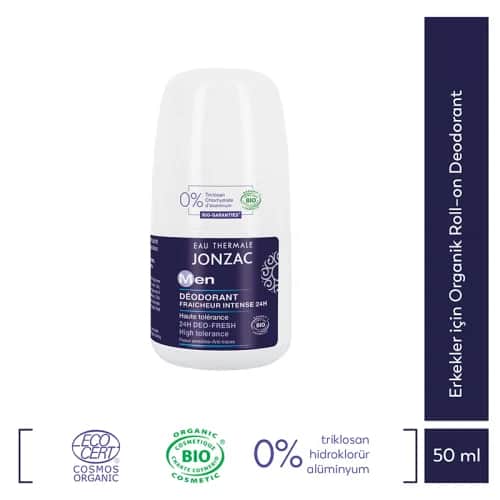 Дезодорант для мужчин Eau De Jonzac Organic 24 ч роликовый 50 мл