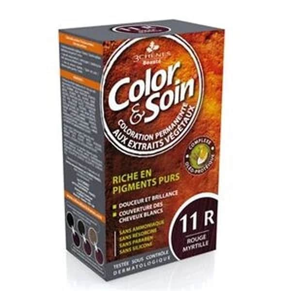 Краска для волос Color And Soin 11 R - Черника Красная