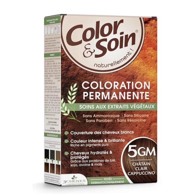 Краска для волос Color And Soin 5 г - Светло-коричневая