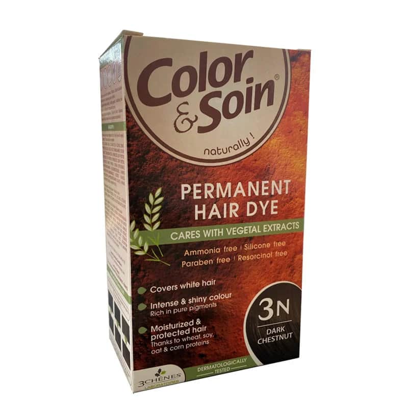 Краска для волос Color And Soin 3n - Темный каштан