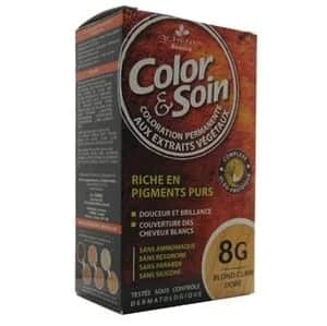 Краска для волос Color And Soin 8 г Светлый медный блондин