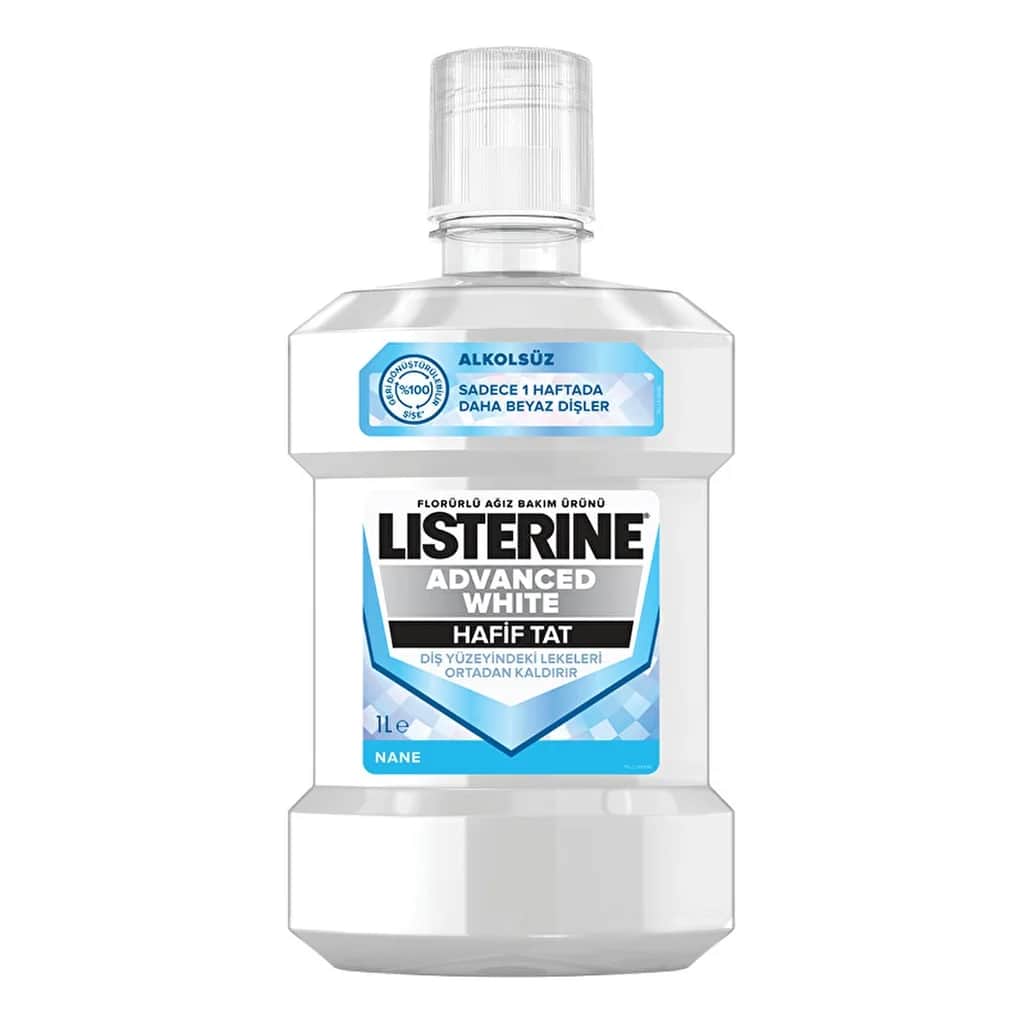 Листерин Ультра Белизна Мягкий Вкус Ополаскиватель для Рта 1000 мл от Listerine