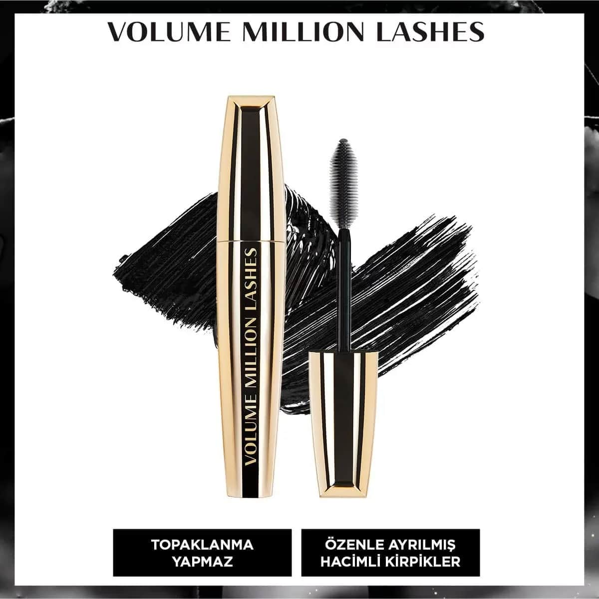 Тушь для ресниц L'Oréal Paris Объем Миллион Ресниц черная 10,5 мл