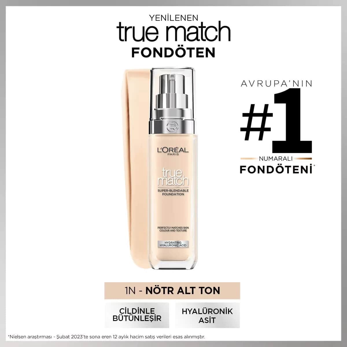 Тональный крем L'Oréal Paris True Match Caring 1 n Ivory 30 мл