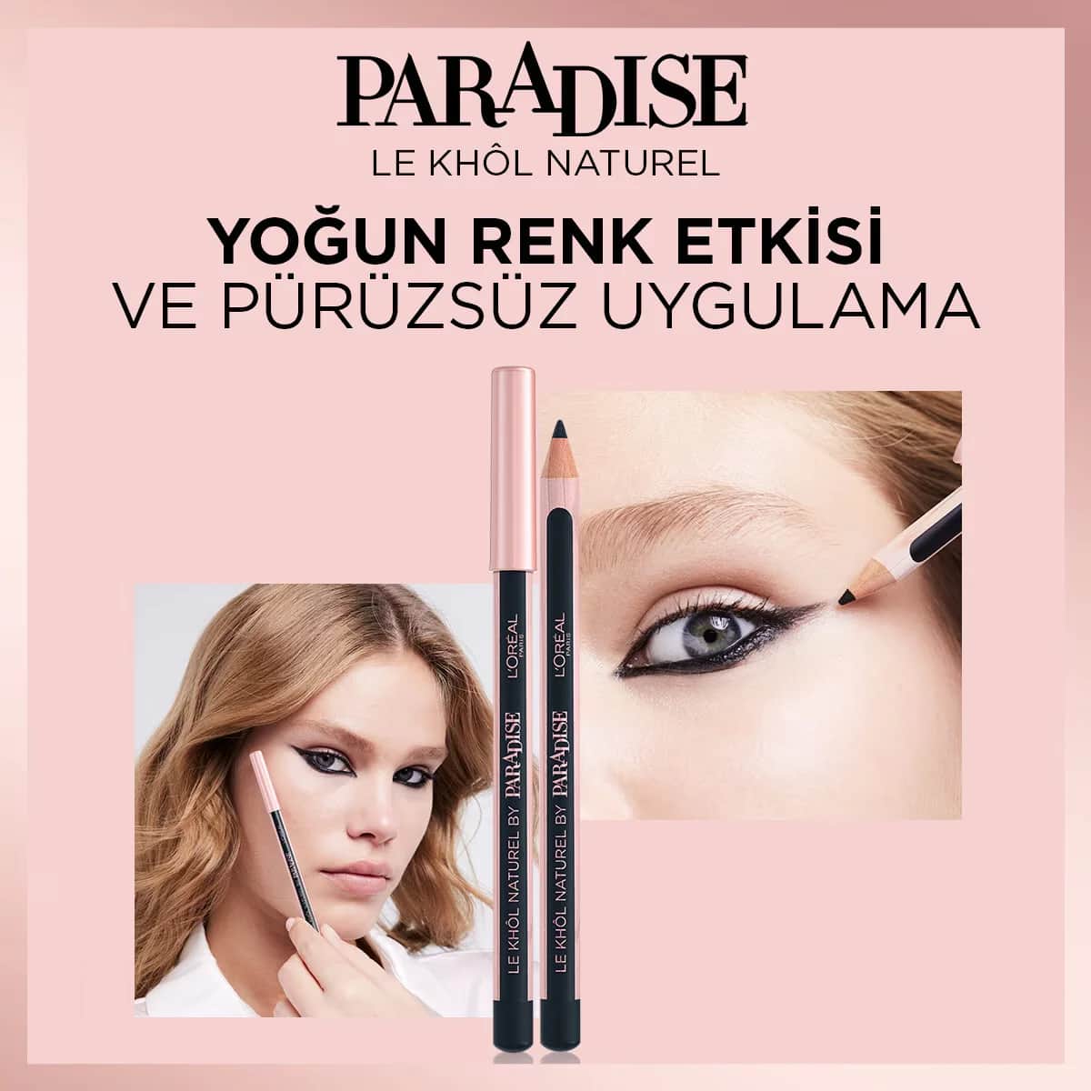 Карандаш для глаз L'Oréal Paris Paradise Le Kohl - 101 Черный полночь
