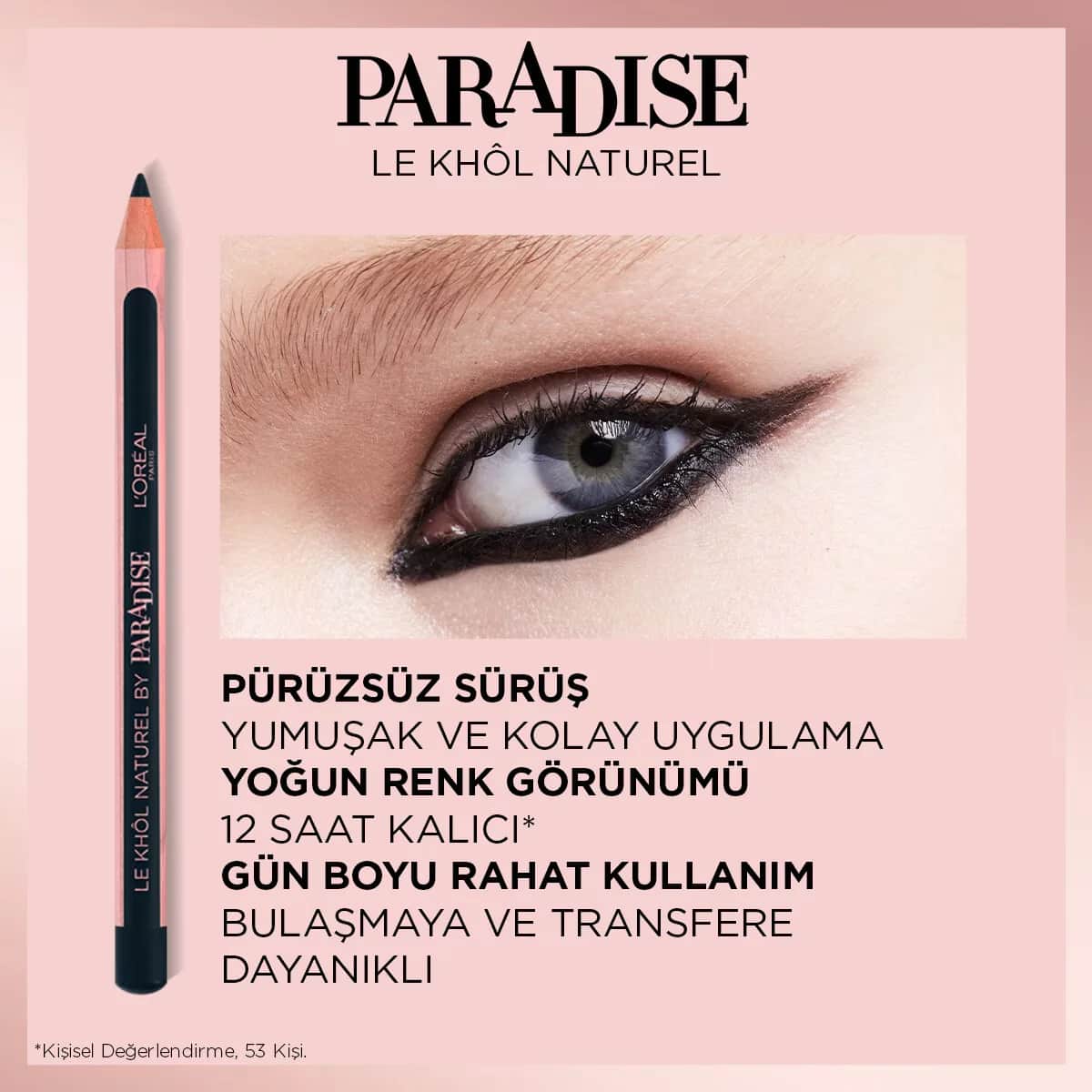 Карандаш для глаз L'Oréal Paris Paradise Le Khol - 102 чистый эспрессо