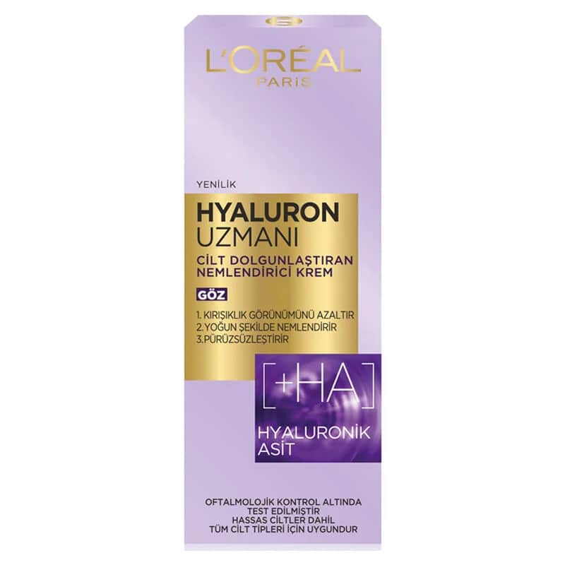 Крем для кожи вокруг глаз увлажняющий L'Oréal Paris Hyaluron Expert 15 мл
