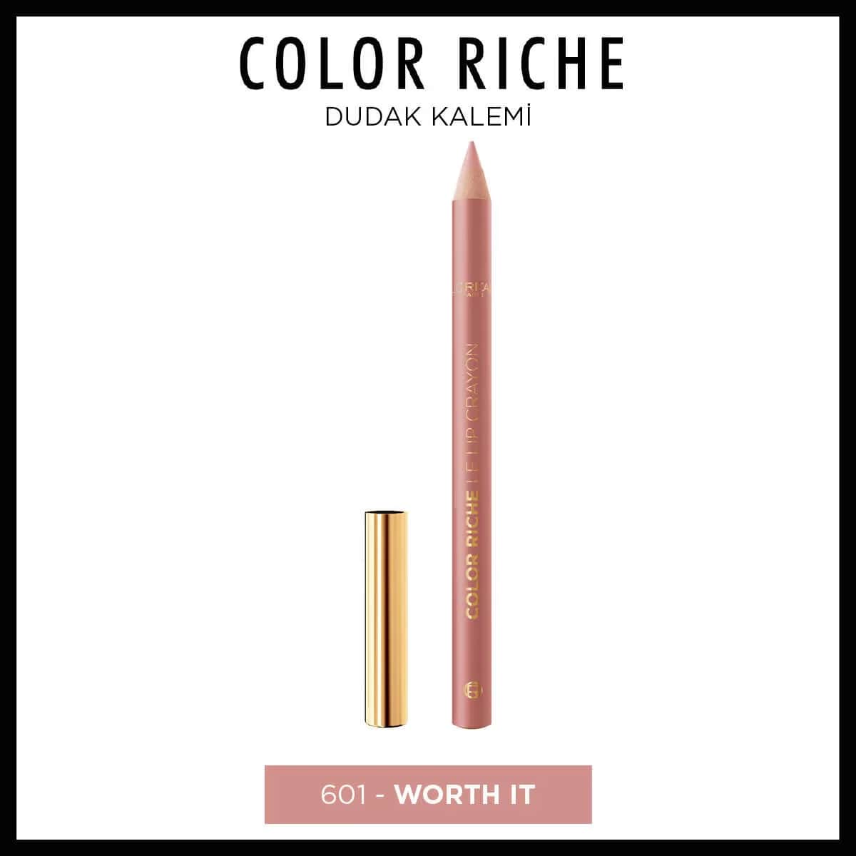 Карандаш для губ L'Oréal Paris Color Riche 601 Worth It