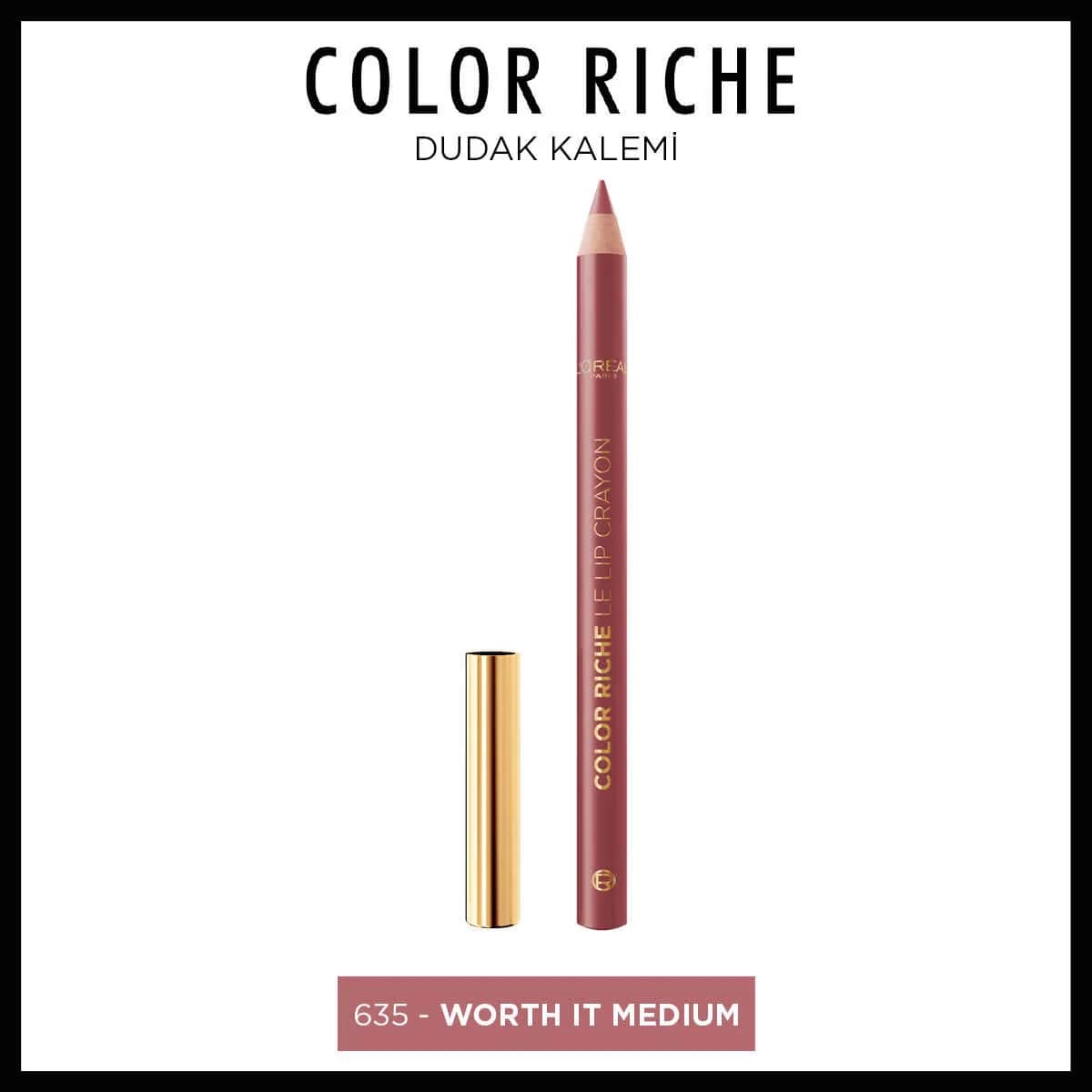 Карандаш для губ L'Oréal Paris Color Riche 635 Worth It Medium