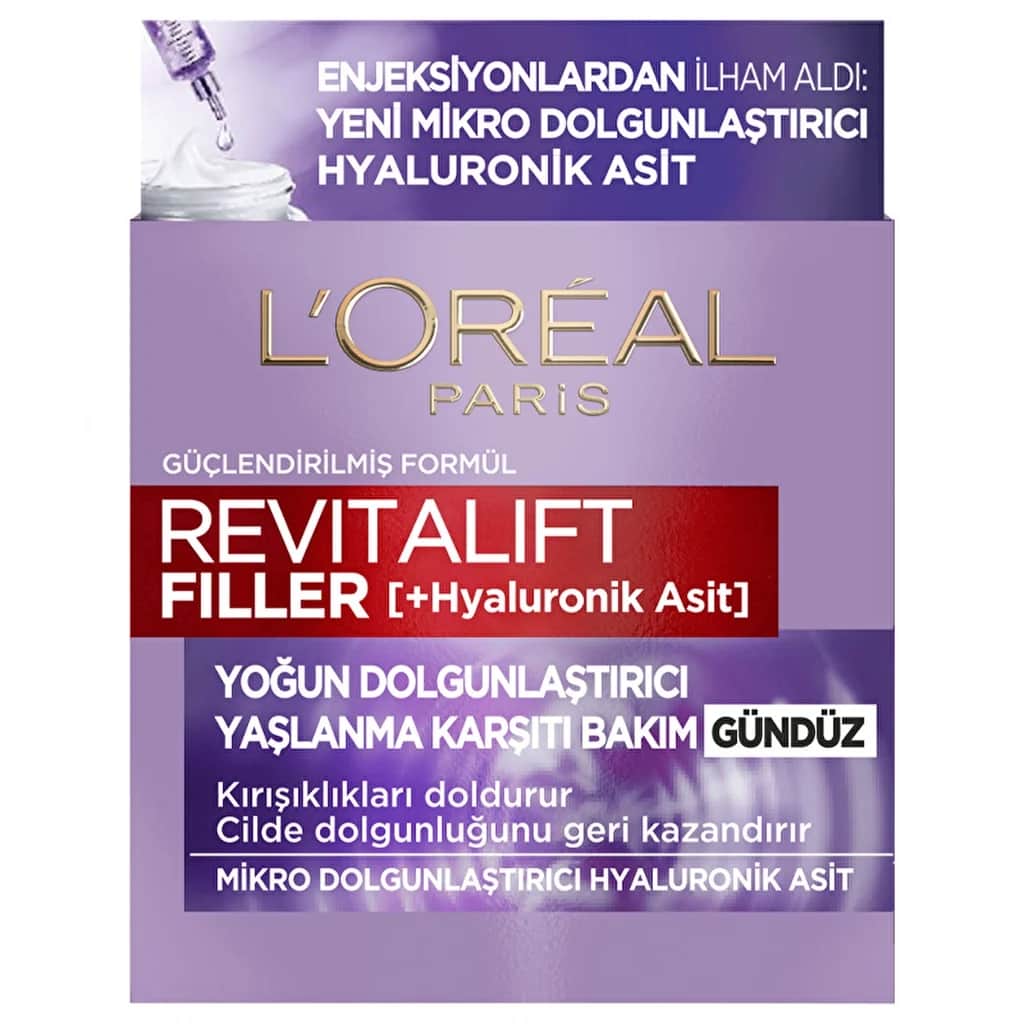 Крем для лица L'Oréal Paris Revitalift Filler Интенсивный увлажняющий с гиалуроновой кислотой против старения 50 мл от L'Oréal Paris