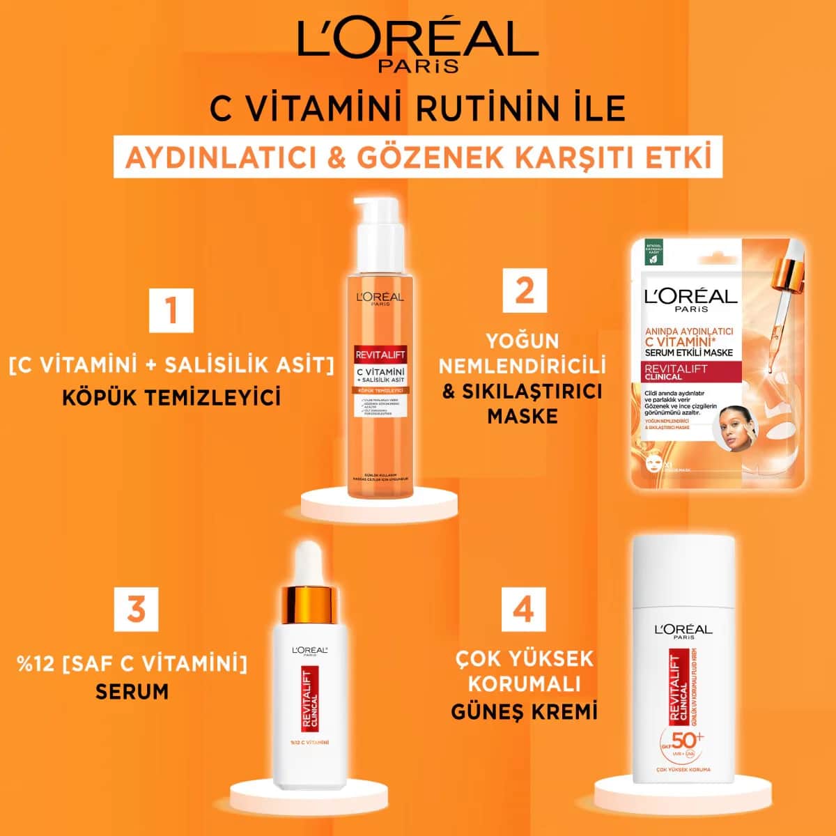 Гель для умывания L'Oréal Paris Revitalift с витамином C и салициловой кислотой 150 мл