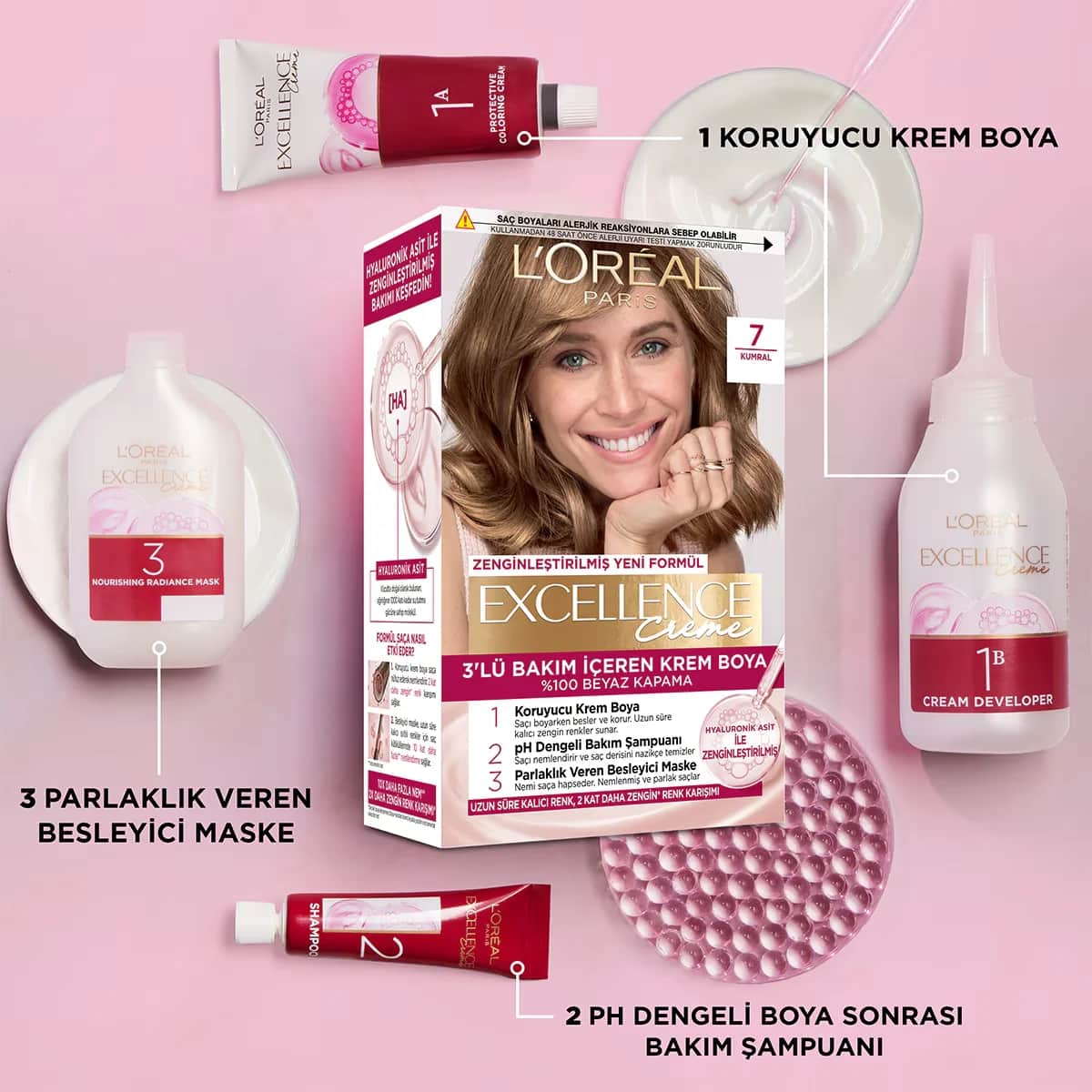 Краска для волос L'Oréal Paris Excellence Creme - 9 блондин