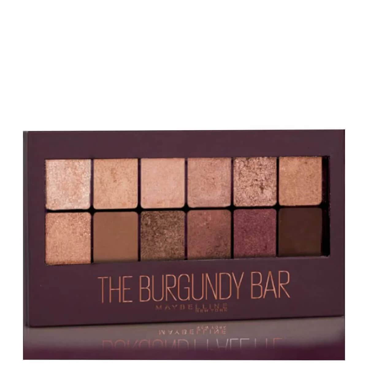 Палитра теней для век Maybelline New York The Burgundy Bar