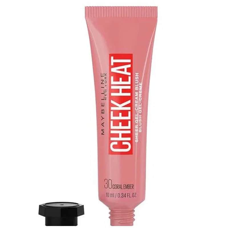 Румяна Maybelline Cheek Heat жидкие - 30 коралловый янтарь 10 мл