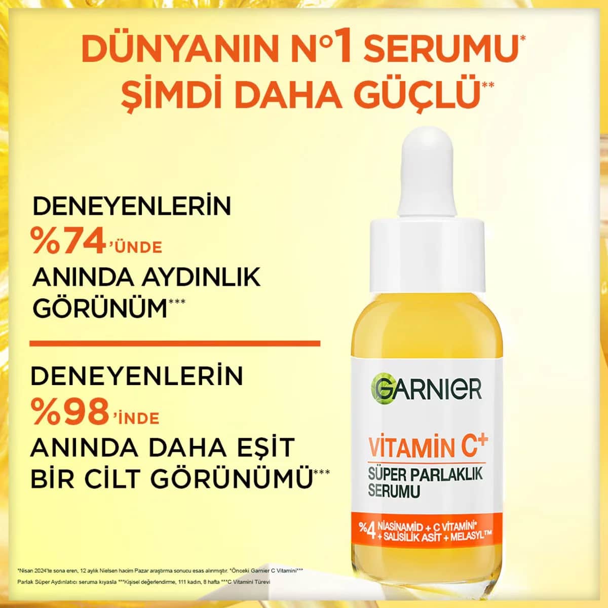 Сыворотка для лица Garnier с витамином C 30 мл