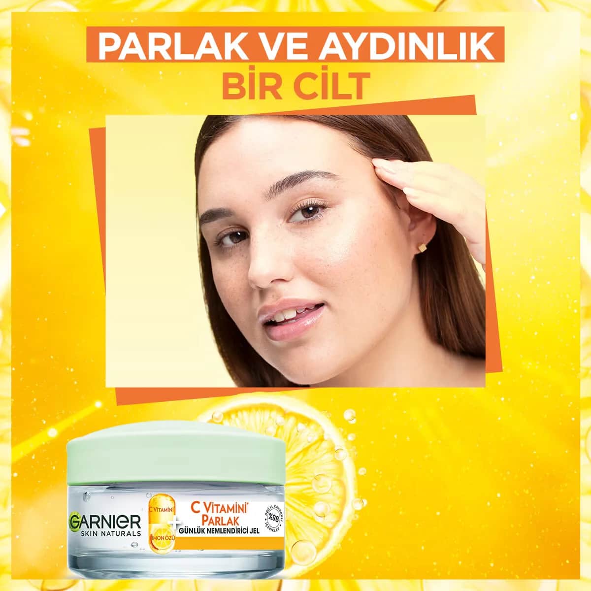 Гель для лица Garnier с витамином C, 50 мл
