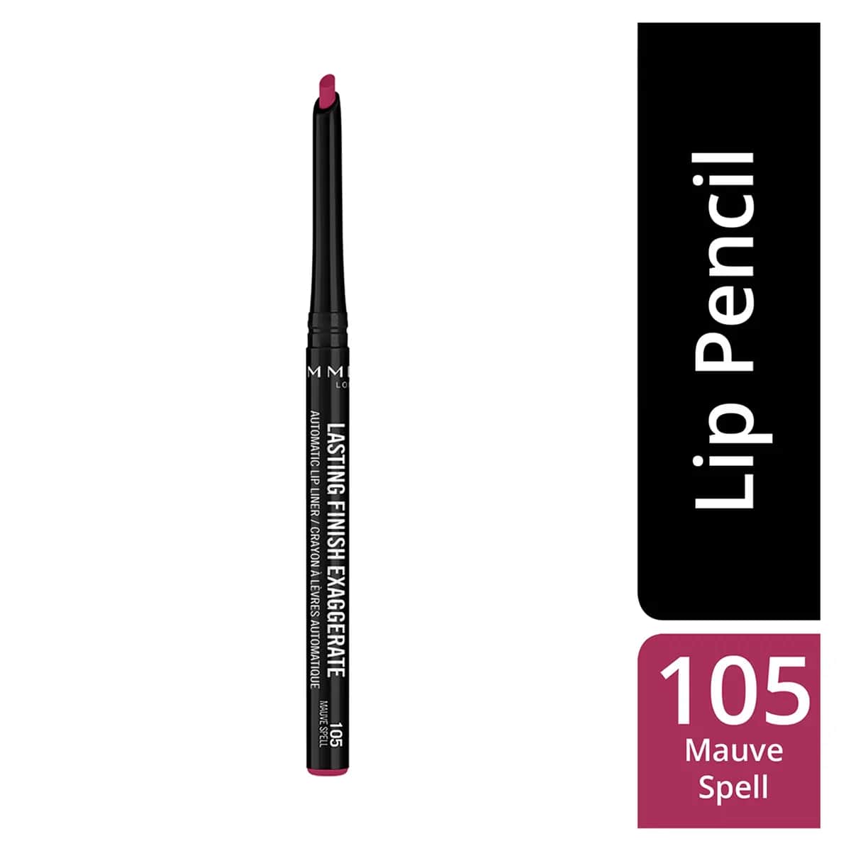 Риммель Лондон Автоматический карандаш для губ Lasting Finish Exaggerate Мауve Spell