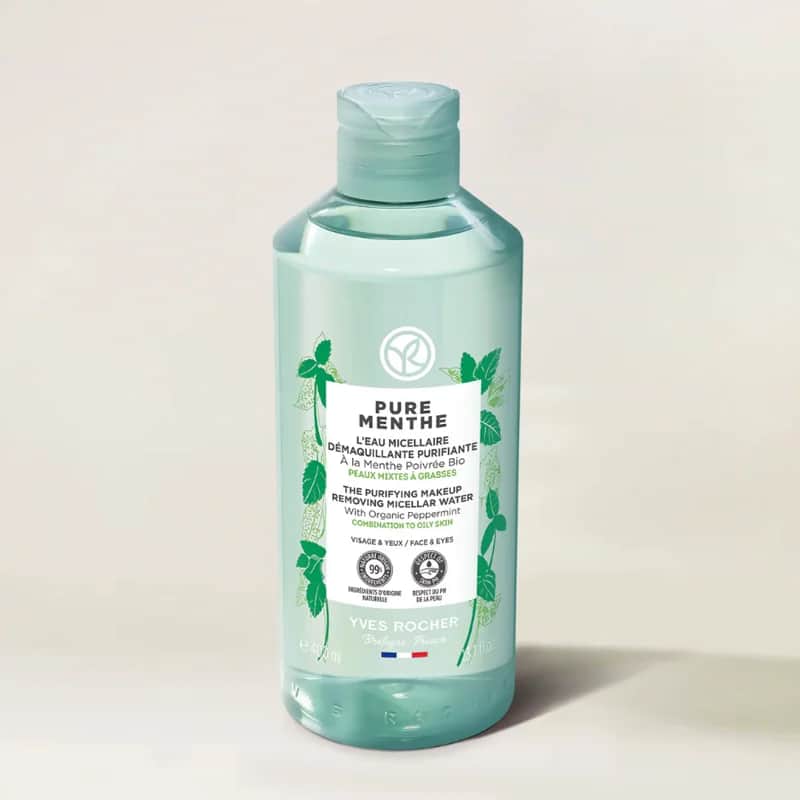 Очищающая вода для лица и снятия макияжа Pure Menthe 400 мл от Yves Rocher