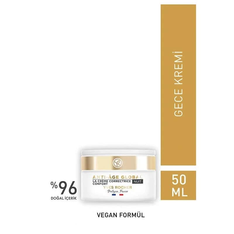 Крем для лица против старения ночной 50 мл от Yves Rocher