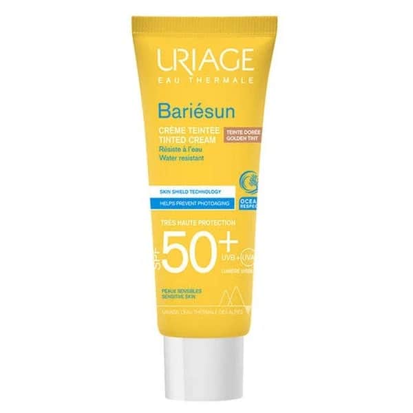 Уриаж Барьесун SPF 50+ Тонирующий Солнцезащитный Крем - Золотой, 50 мл