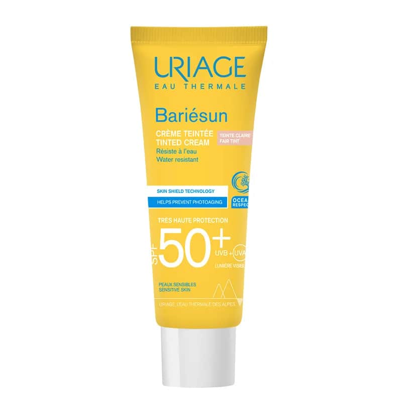 Крем для загара Uriage Bariesun SPF 50+ тональный 50 мл - Светлый