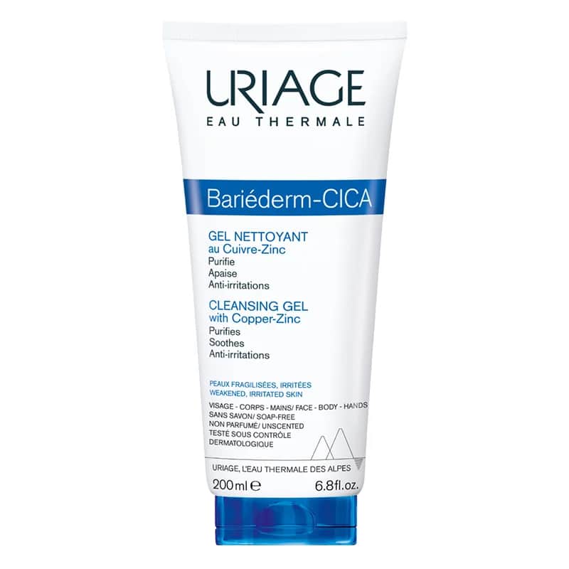 Гель для умывания Uriage Bariederm Cica 200 мл