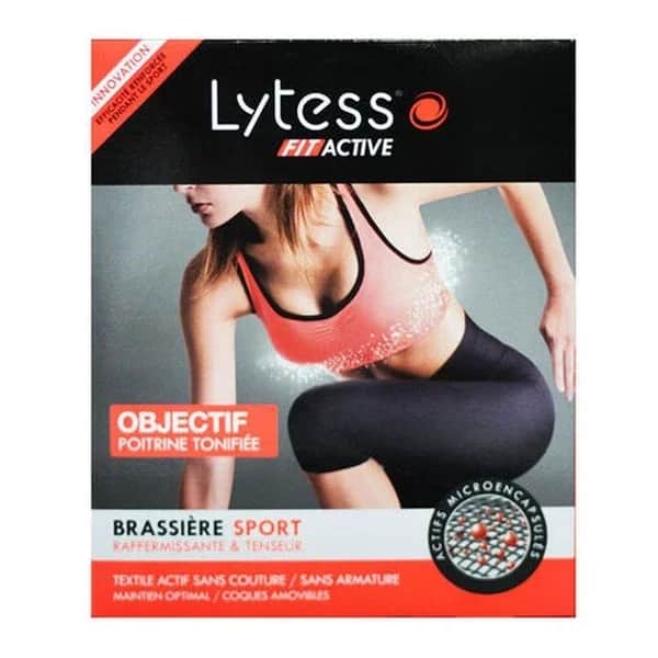Спортивный бюстгальтер Lytess Fit Active Shaping оранжевый, большой размер