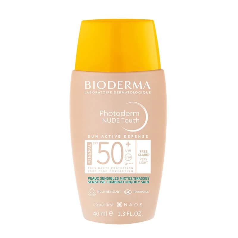 Биодерма Фотодерм Нюд Тач SPF50+ Очень светлый 40 мл