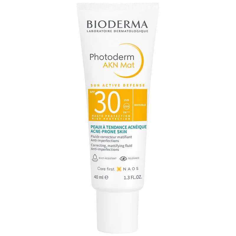 Биодерма Фотодерм Акн Мат SPF 30 солнцезащитный крем 40 мл