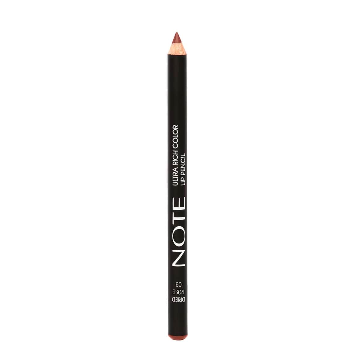Карандаш для губ Ultra Rich Color 09 Сухая роза 1 шт от Note