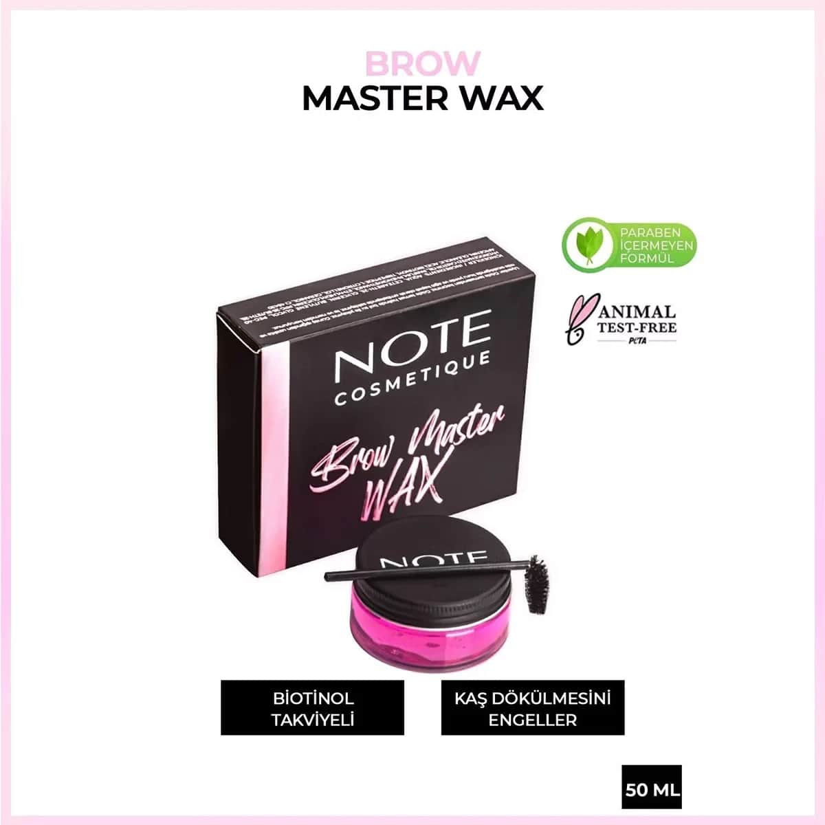 Фиксатор и формирователь бровей Note Brow Master с Procapil 50 мл