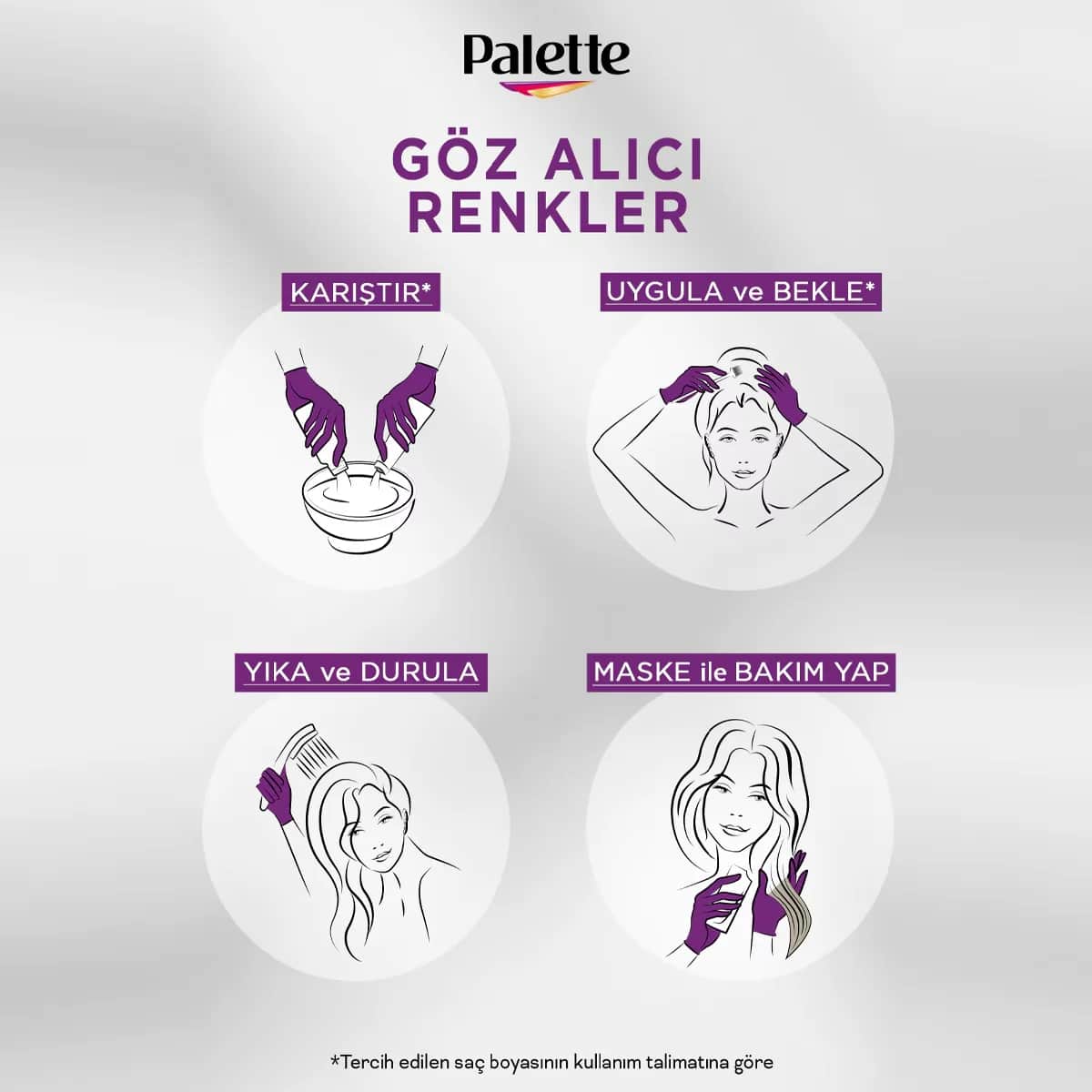 Краска для волос Palette Яркие цвета 3-0 Темный каштан от Palette